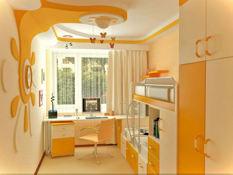 Дизайн детской комнаты 10 м²