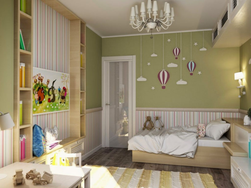 Дизайн детской комнаты 10 м²