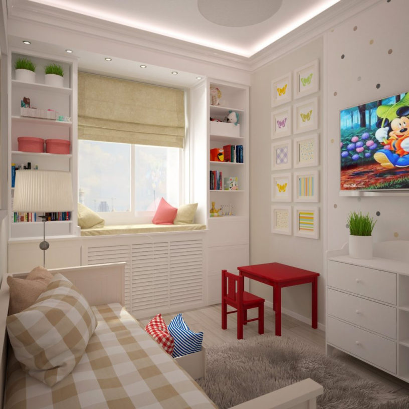 Дизайн детской комнаты 10 м²