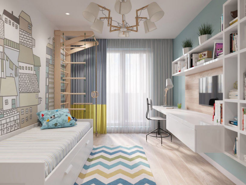 Дизайн детской комнаты 10 м²