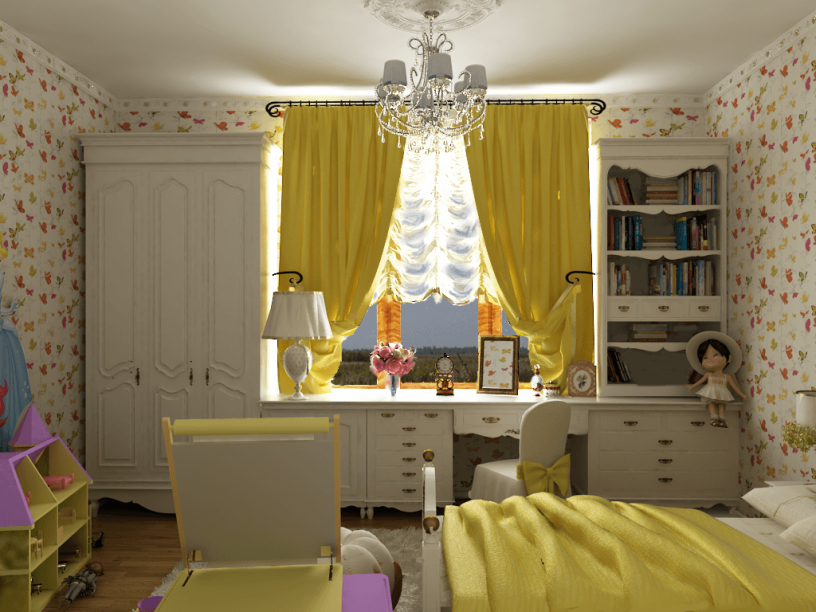 Дизайн детской комнаты 10 м²