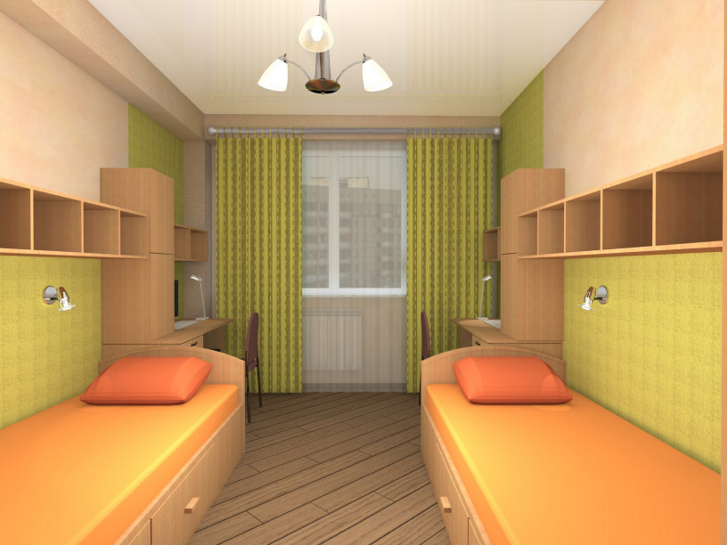 Дизайн детской комнаты 10 м²