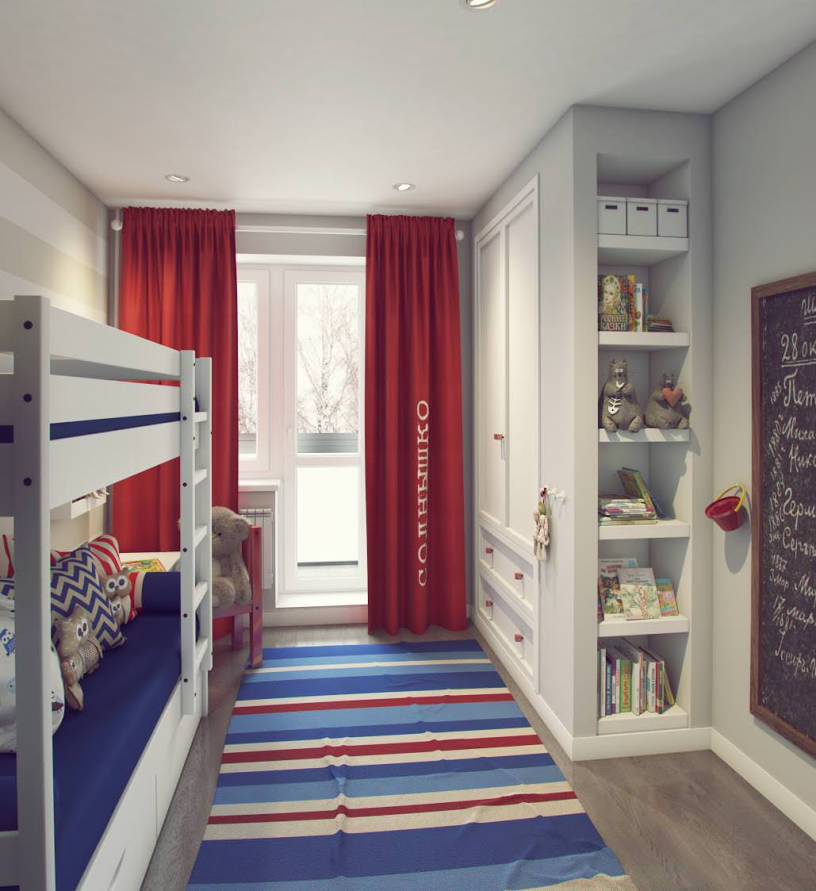 Дизайн детской комнаты 10 м²