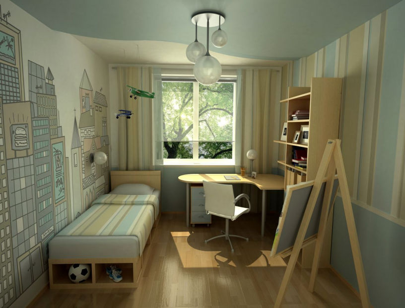 Дизайн детской комнаты 10 м²