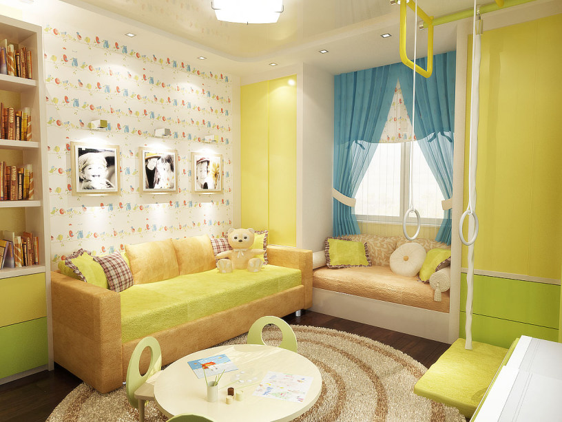 Дизайн детской комнаты 10 м²