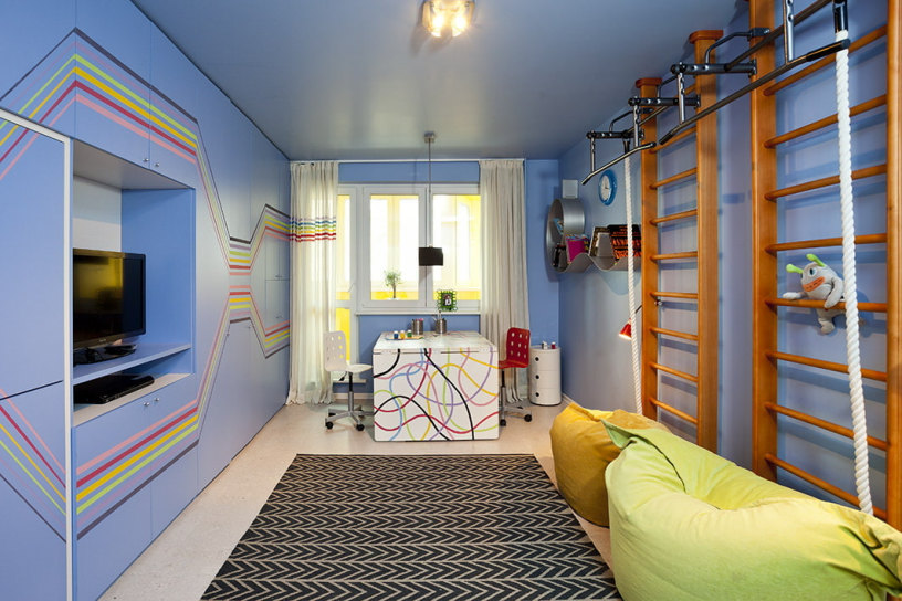 Дизайн детской комнаты 10 м²