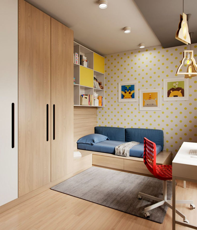 Дизайн детской комнаты 10 м²